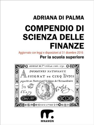 cover image of Compendio di Scienza delle Finanze